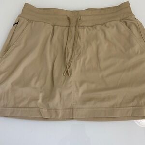 The North Face Womens Medium Khaki Aphrodite Skort Outdoor Hiking Activewear